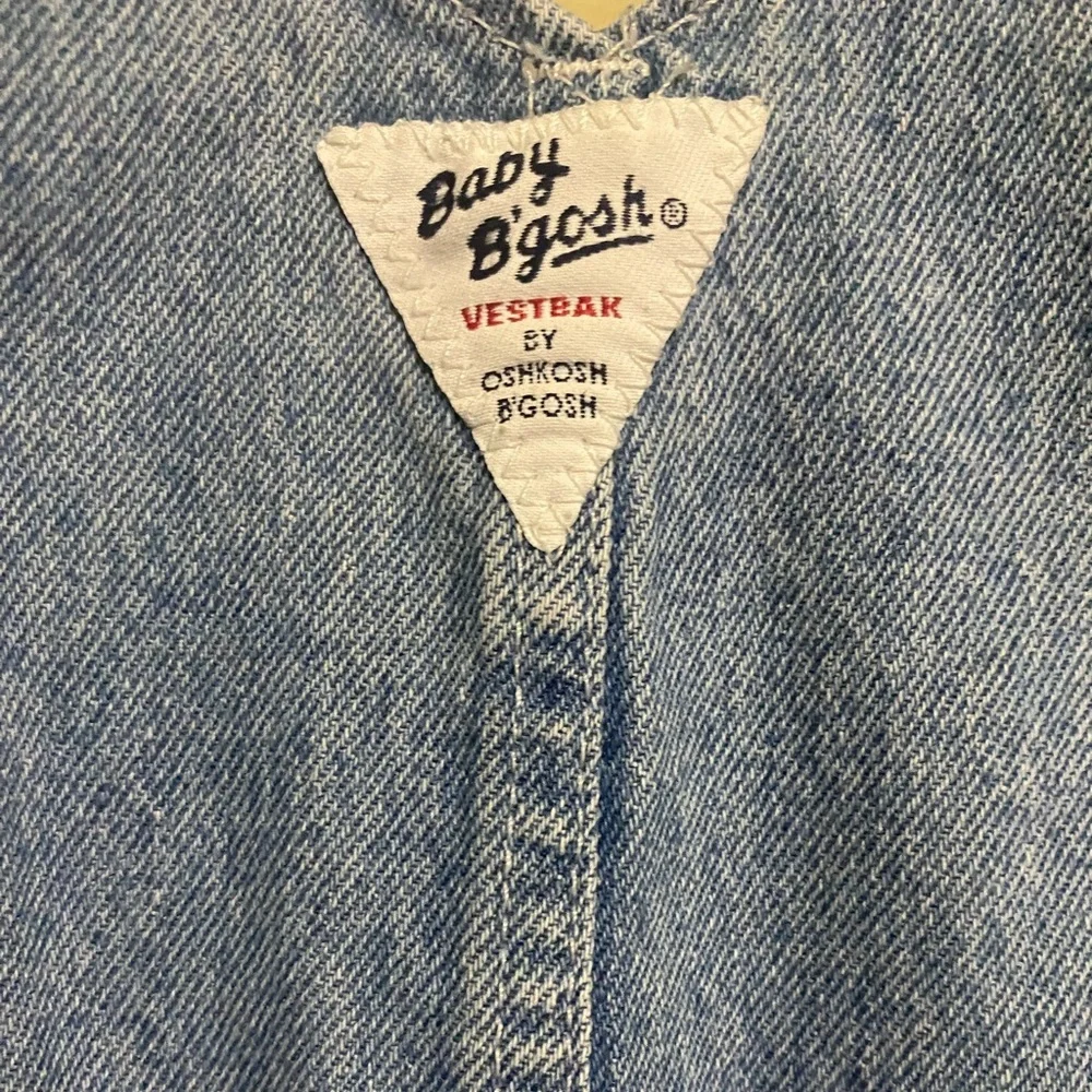 Vintage OshKosh B’Gosh Vestback Carpenter Denim Overalls Baby 6-9 Months